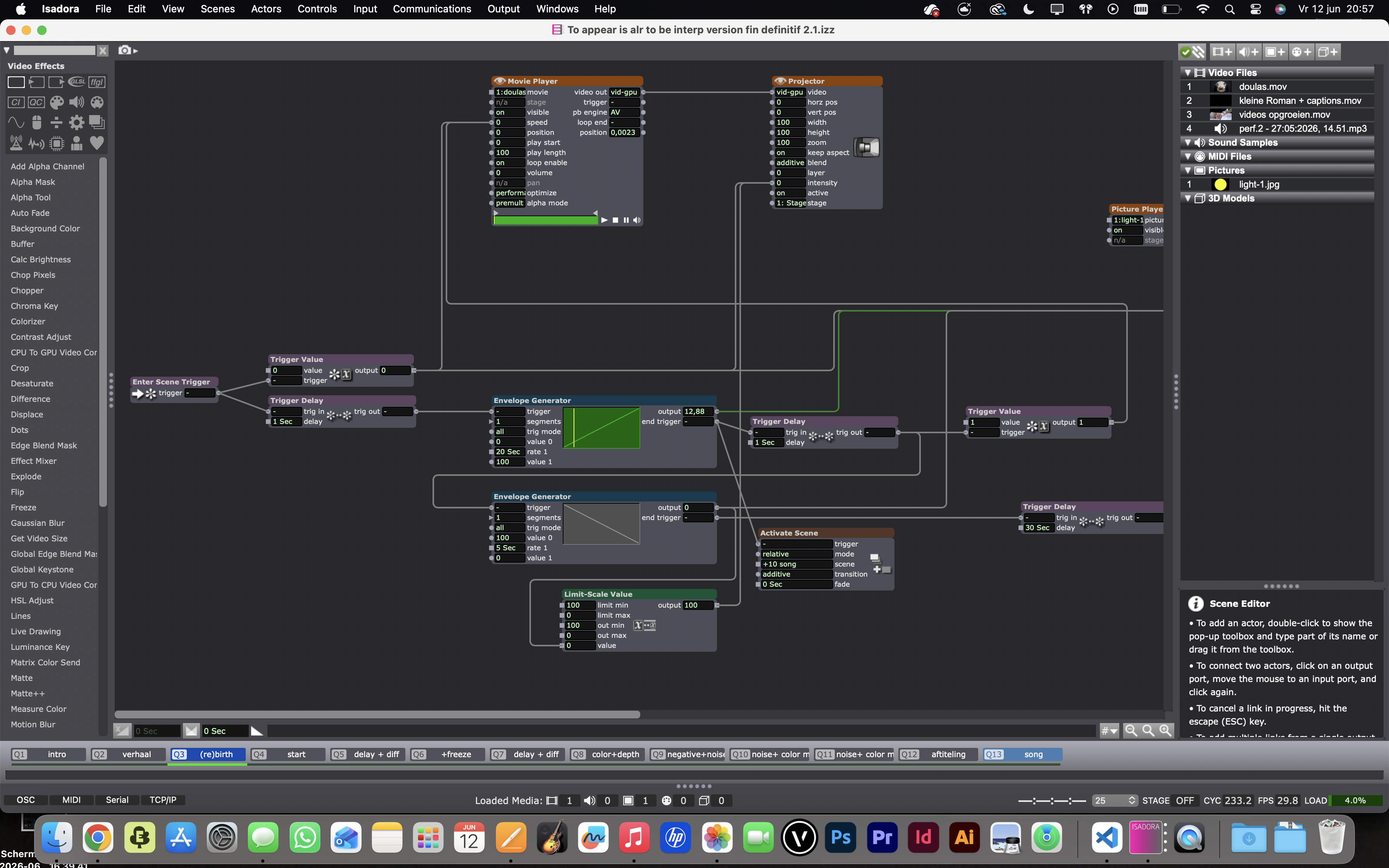 Screenshot Isadora 3